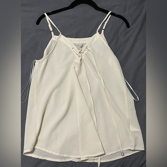 Paper Crane tie front top - Picture 1 of 3